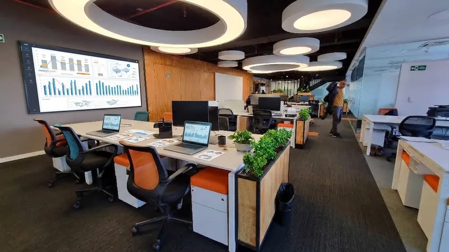 GCR's meeting room in the Milla de Oro office, Medellín